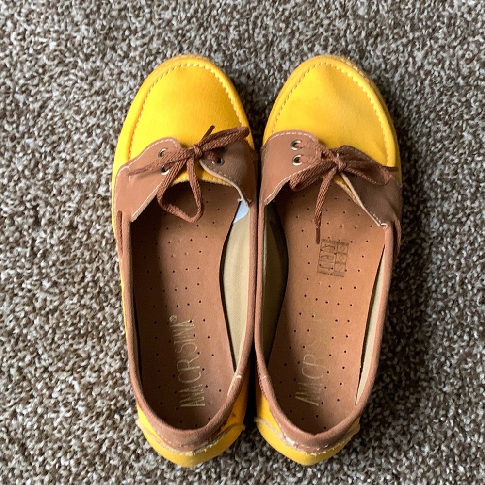 Canary Yellow Slip-Ons